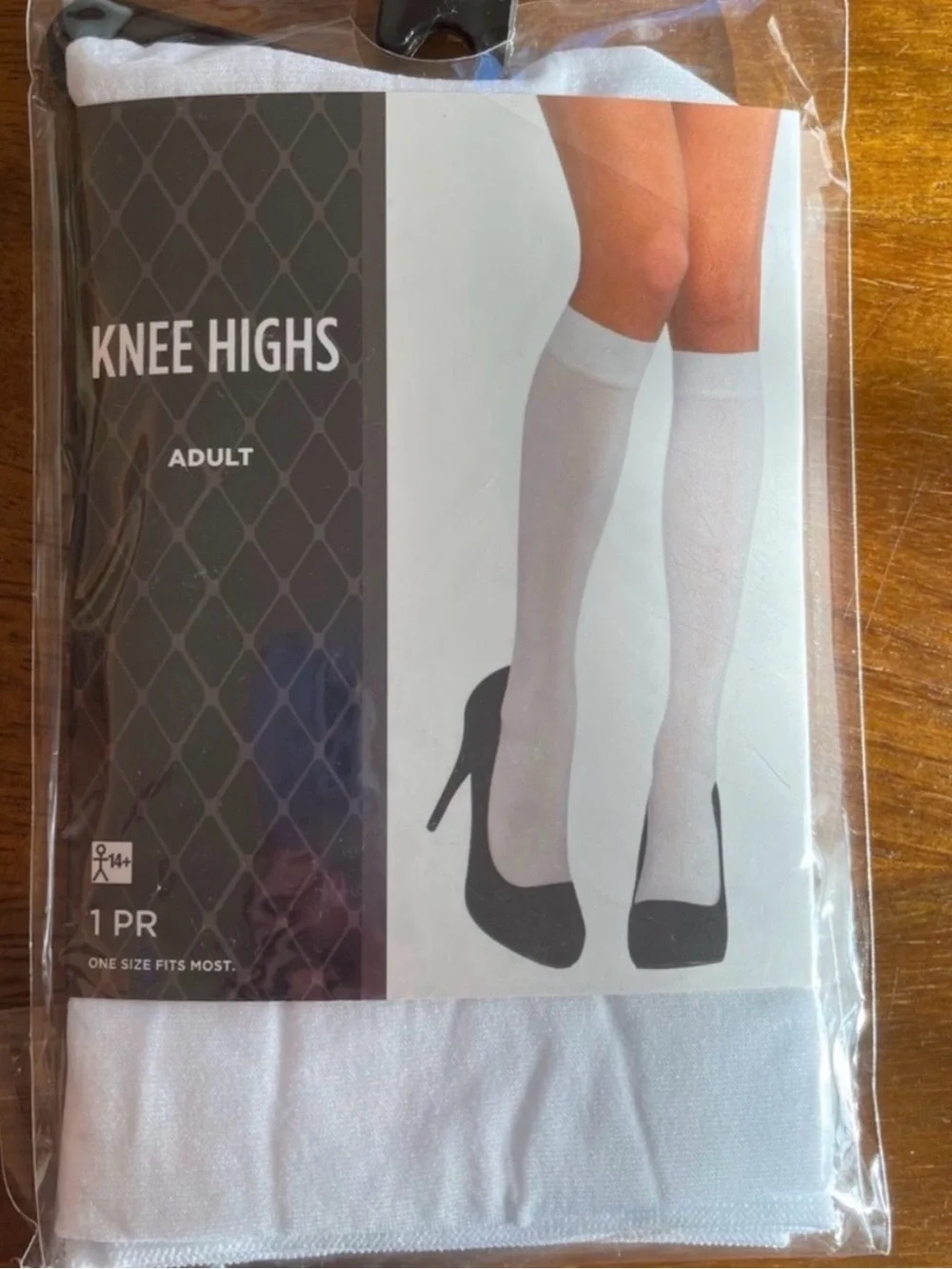 Adult Knee High Socks - White
